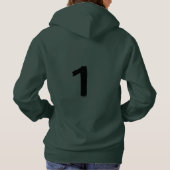 Origineel 1 Deep Forest Dames Pullover Hoodie (Achterkant)