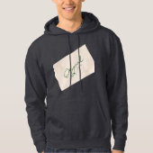 Origineel 1 Donkergrijze Heren Pullover Hoodie (Voorkant)