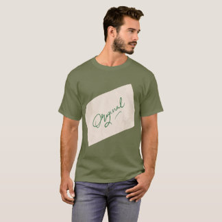Origineel 1 Heren Fatigue Groen Basic T-shirt