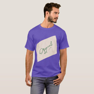 Origineel 1 Heren Paarse Basist-shirt T-shirt