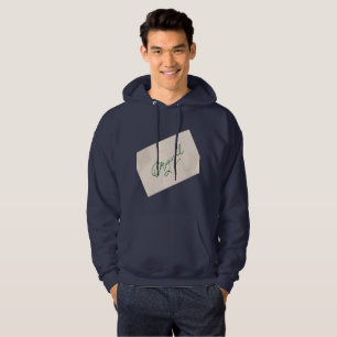 Origineel 1 Navy Blauwe Heren Hoodie voor Volwasse