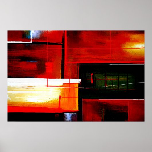 Origineel Abstract Art Print Poster (Voorkant)