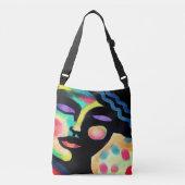 Origineel Abstract digitaal schilderen Crossbody Tas (Voorkant)