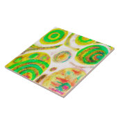 Origineel Abstract digitaal schilderen Tegeltje (Zijkant)