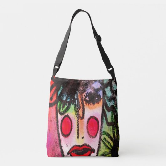 Origineel Abstract schilderij Tas (Achterkant)