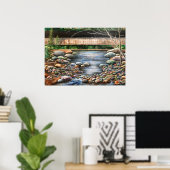 Origineel Acryl Schilderij Poster De Beek (Thuiskantoor)