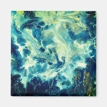 Origineel acrylpourArt Magnet