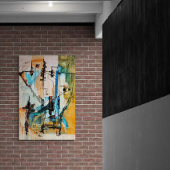 Origineel acrylschilderij op Posters papier (mat)