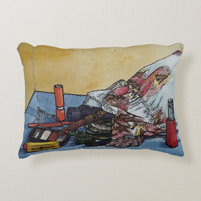 origineel afbeelding met stilstand van de vintage  accent kussen (Voorkant)