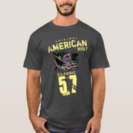 Origineel Amerikaans - Klassieke 57-autohoek T-shirt