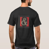 origineel ampersand design shirt (op achterzijde) (Achterkant)