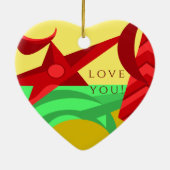 Origineel Art Design Keramisch Ornament (Achterkant)