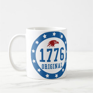 Origineel Badge 4 juli 1776 Koffiemok