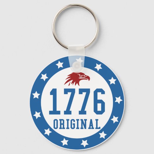 Origineel Badge 4 juli 1776 Sleutelhanger (Voorkant)