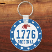 Origineel Badge 4 juli 1776 Sleutelhanger (Achterkant)