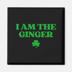 Origineel ben ik het gember shirt grappige st patr magneet