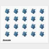 Origineel Blauw BLUE COINS Sticker Grafisch (Vel)