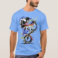 Origineel Bmx Flatland Rood Geel