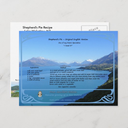 Origineel Briefkaart van herdersvijver (Voorkant / Achterkant)