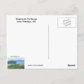 Origineel Briefkaart van herdersvijver (Achterkant)