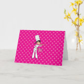 Origineel Culinair Chef Wenskaart gepersonaliseerd Kaart (Gele Bloem)