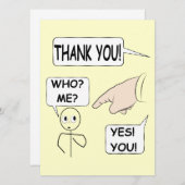 Origineel dank u kaart (Voorkant / Achterkant)