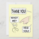 Origineel dank u kaart (Voorkant)