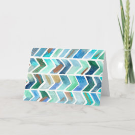 Origineel de waterverfkunstwerk van de Chevron van Kaart