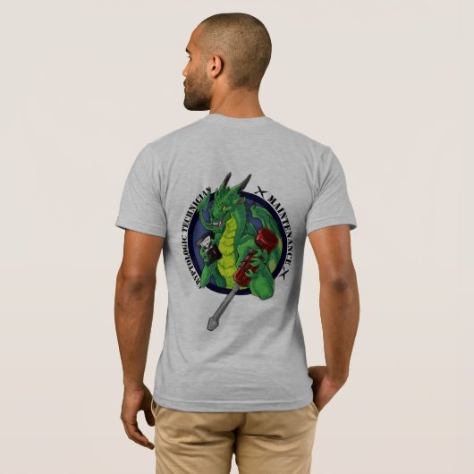 "Origineel" design Light T-shirt (Achterkant volledig)