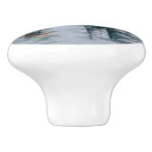 Origineel digitaal fijn surrealisme  keramische knop (Zijkant)