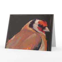 Origineel digitaal schilderij van een goudvink