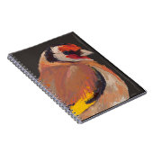 Origineel digitaal schilderij van een goudvink notitieboek (Rechterzijde)