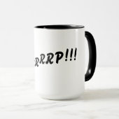 origineel drink tekstslogan leuk ontwerp mok (Voorkant rechts)