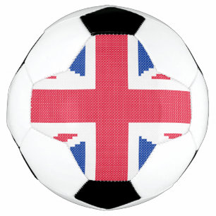 Origineel dwars-steekontwerp Union Jack Voetbal