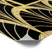 Origineel ERTE-kostuumontwerp - gekleurd Poster (Hoek)