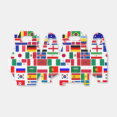 Origineel FOOTBALL SOCCER TEAM FLAGS 2018 patroon Bedankdoosjes (Uitgevouwen)