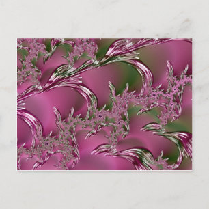 ~ Origineel fractal Design ~ Fraframbozenijijs ~ Briefkaart