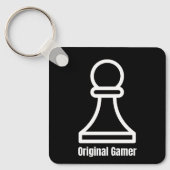 Origineel gamer OG-schaakbord Sleutelhanger (Voorkant)