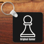 Origineel gamer OG-schaakbord Sleutelhanger (Voorkant)