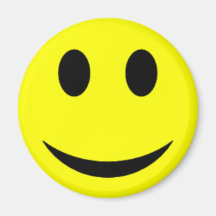 Origineel geel gezicht magneet