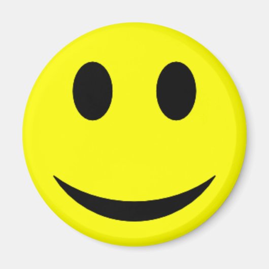 Origineel geel gezicht magneet (Voorkant)