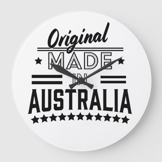 Origineel gemaakt in Australië Grote Klok (Voorkant)