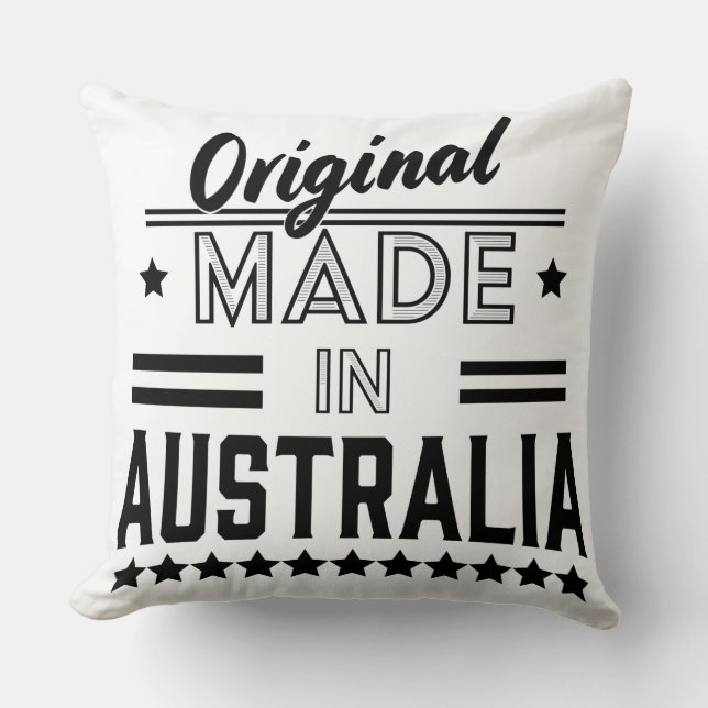 Origineel gemaakt in Australië Kussen (Voorkant)