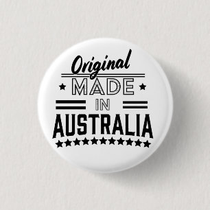 Origineel gemaakt in Australië Ronde Button 3,2 Cm