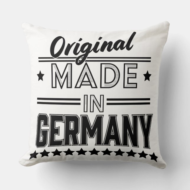 Origineel gemaakt in Duitsland Kussen (Voorkant)