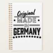 Origineel gemaakt in Duitsland Planner (Voorkant)