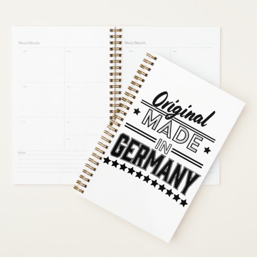 Origineel gemaakt in Duitsland Planner (Display)