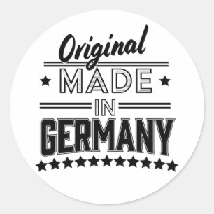 Origineel gemaakt in Duitsland Ronde Sticker