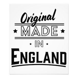 Origineel gemaakt in Engeland Foto Afdruk