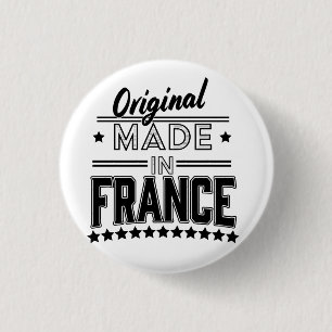 Origineel gemaakt in Frankrijk logo Ronde Button 3,2 Cm